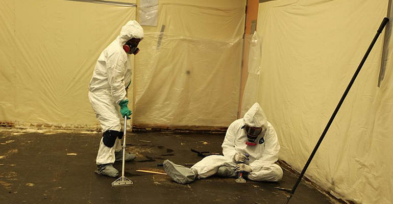 Les appareils de protection respiratoire sur les chantiers de désamiantage