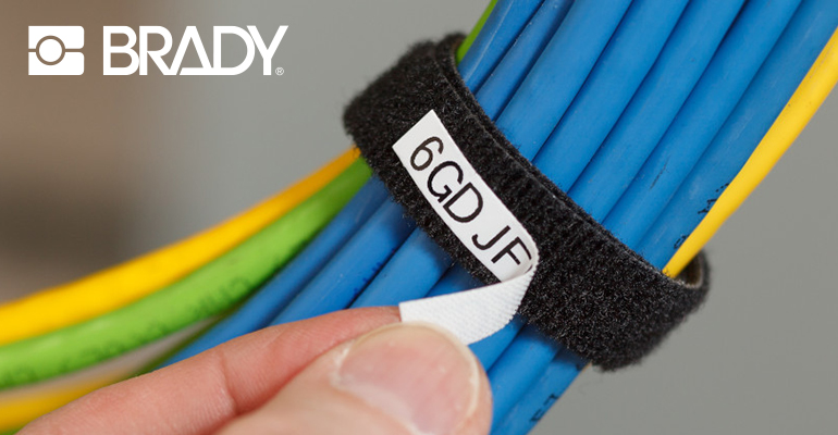 Matériau à crochets imprimable BradyGrip™ : facile à appliquer et retirer